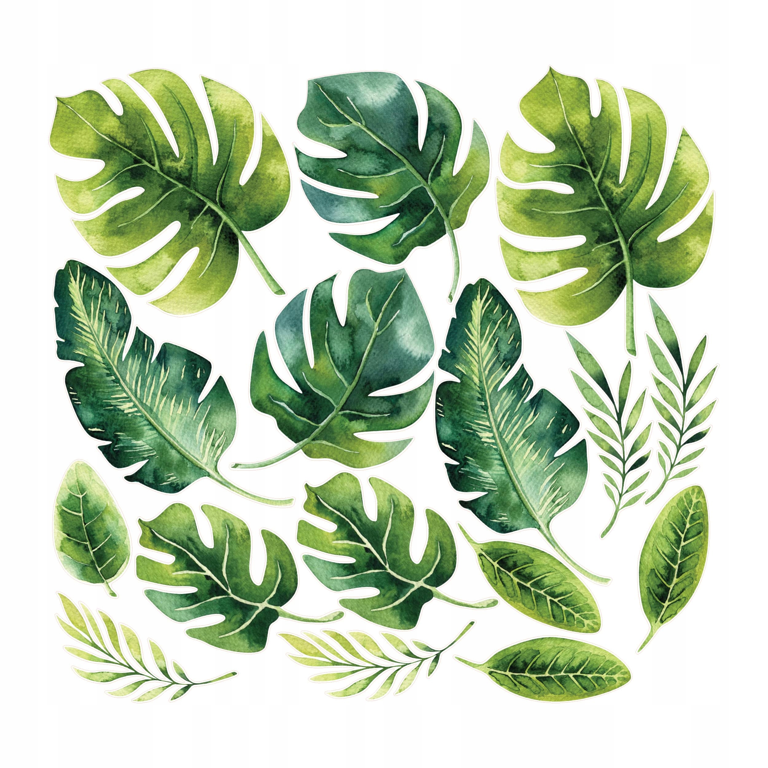 

Naklejka na ścianę do salonu monstera liście 96cm