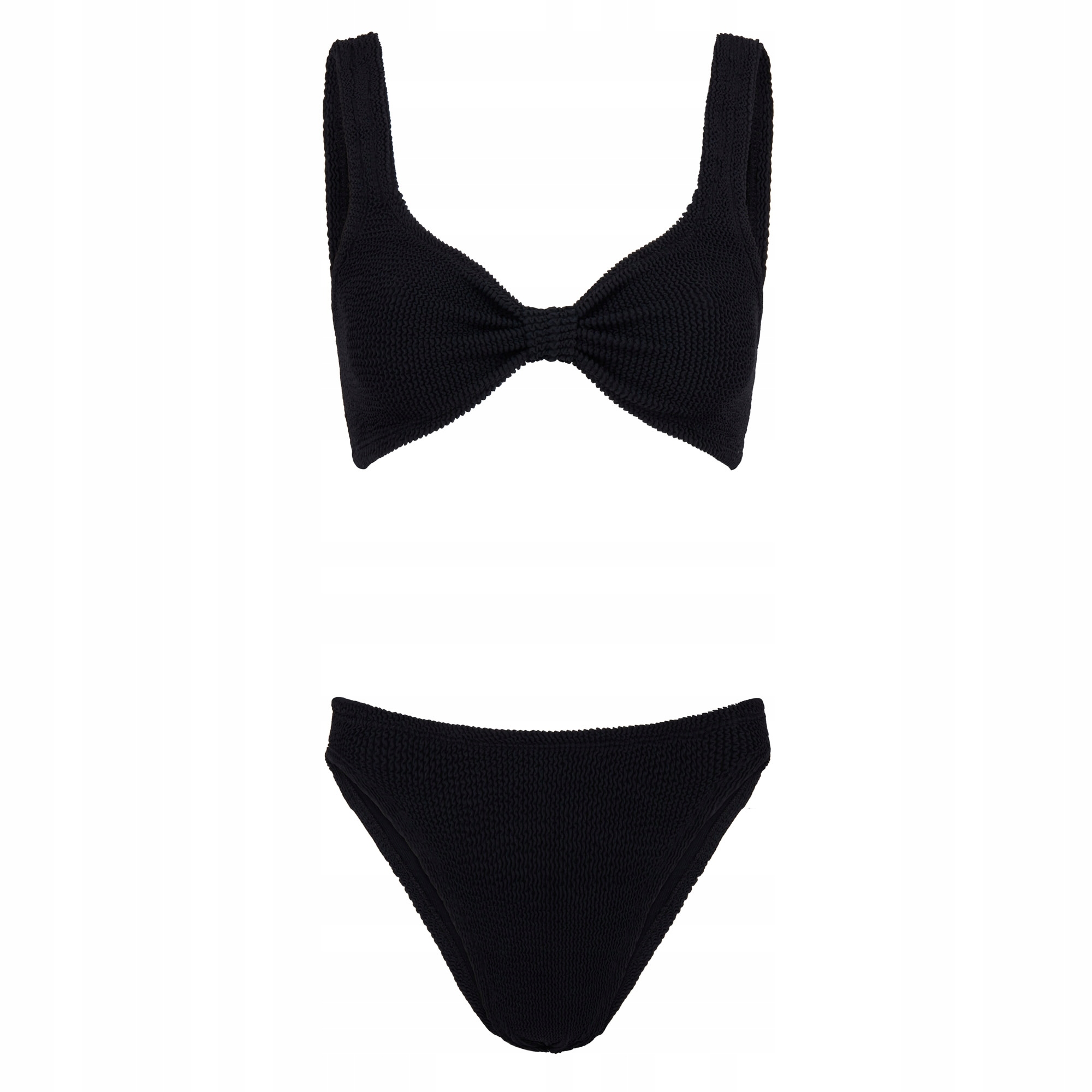 Bikini Bonnie Crinkle Black Černá One size Hunza G