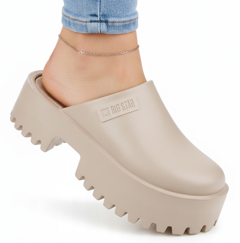 Klapki damskie Chodaki medyczne ogrodowe Big Star NN274016 na plażę 38