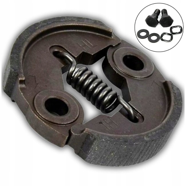 SPRZĘGŁO ODŚRODKOWE DO KOSY SPALINOWEJ PODKASZARKI + SPRĘŻYNA ZESTAW