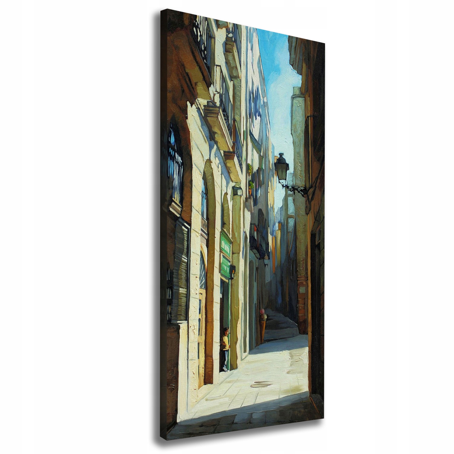 

Foto obraz na płótnie Ulice Barcelony 50x125 cm
