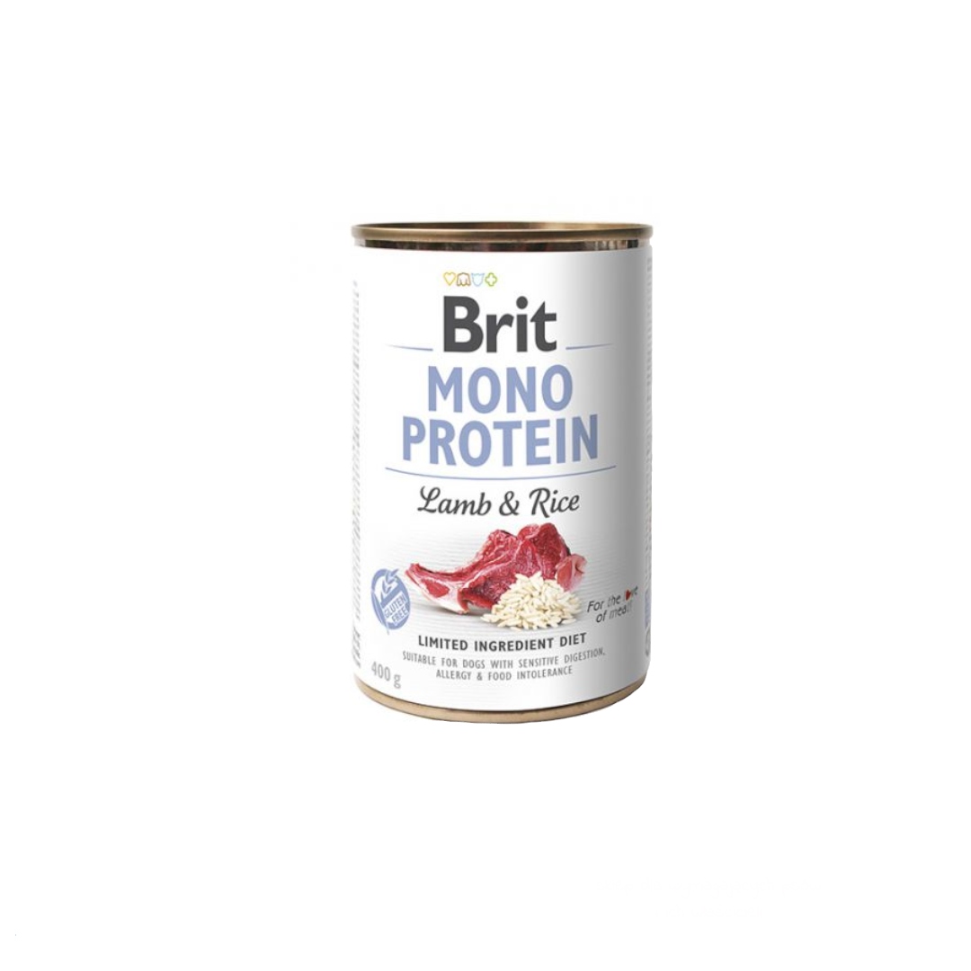 Levně Brit Mono Protein Lamb Brown Rice 12x400g