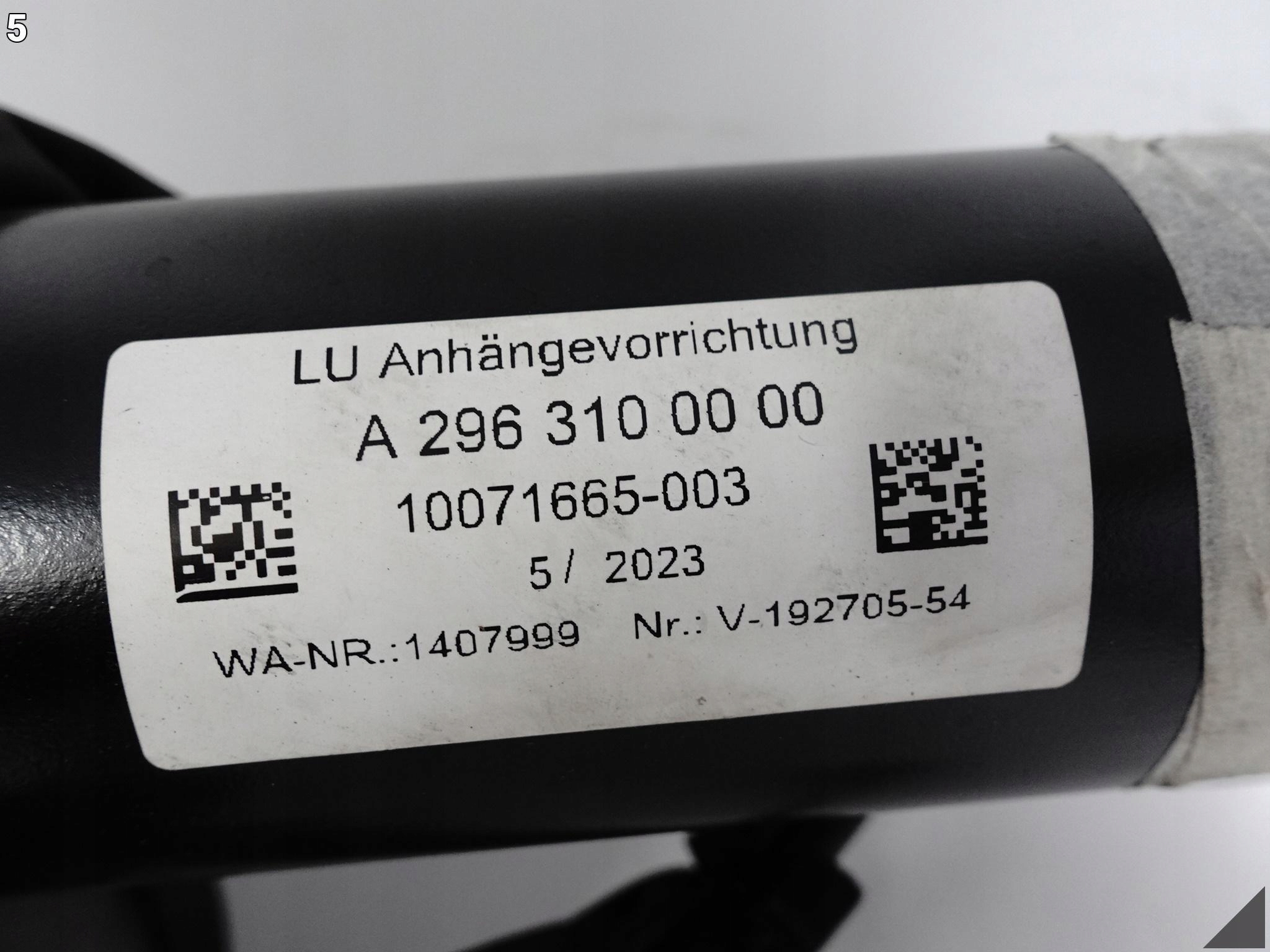 MERCEDES EQS SUV X296 W296 22- tow sider + bundle wiring