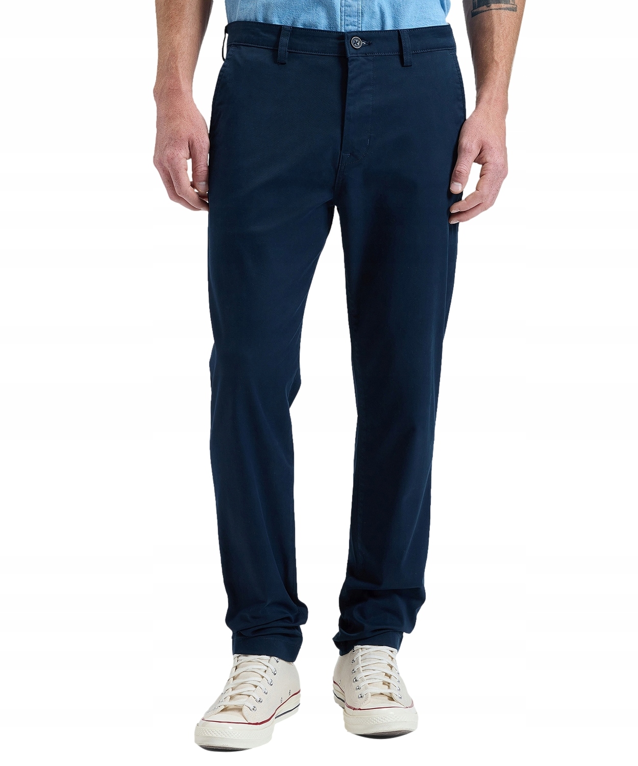 Spodnie Lee Regular Chino 112370606 Rivet Navy W 31 L 32