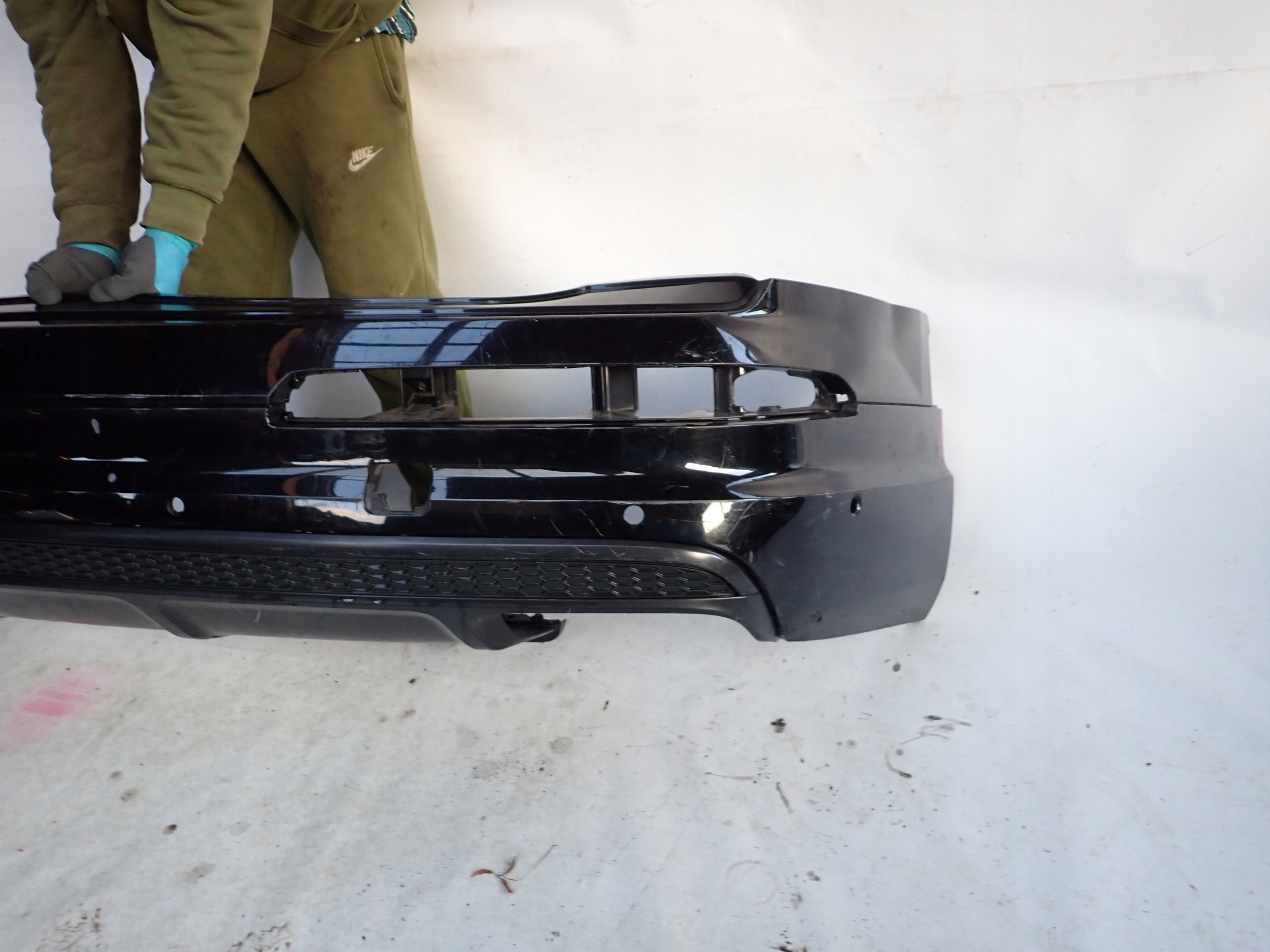 AUDI Q7 II 4M S-LINE 15-19 bumper rear part rear 6XPDC