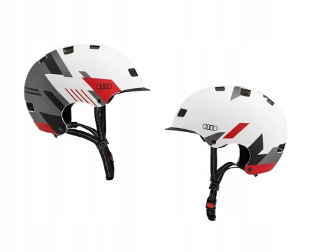 ^Prilba na kolobežku, bicykel Audi Oe 4KE050320E Veľ.L Nový, originálny