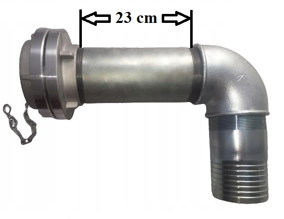 

Szybkozłączka przyłącze 110 do szamba w ogrodzeniu