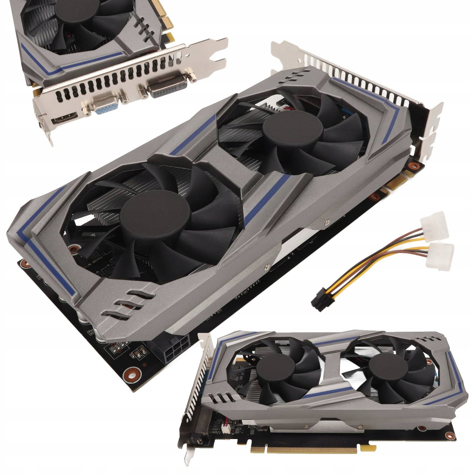 Herní Grafická Karta Pc GTX550TI 8GB 128BIT GDDR5 Dvojitý Ventilátor