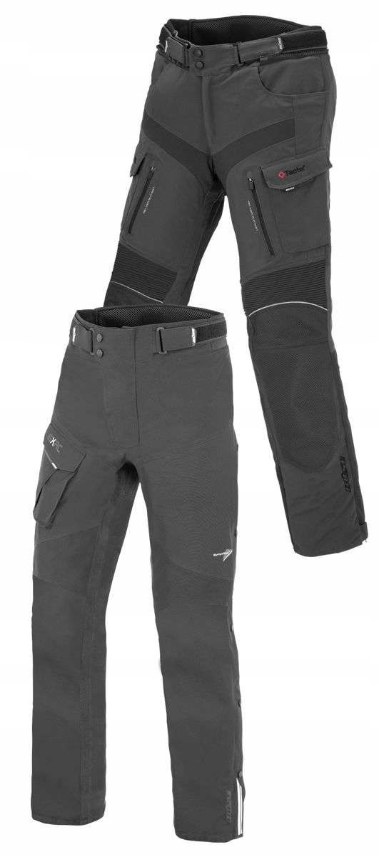 Motocyklové nohavice Buse Set Exrc Porto čierna/čierna 48