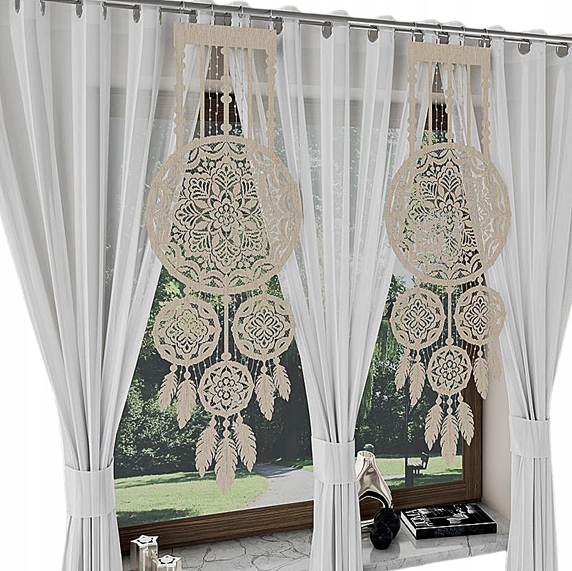 

Gotowa Firanka Panelowa Boho Łapacz Snów 45x130CM