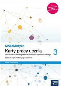 Matematyka 3 Karty pracy ucznia ZP Nowa Era 2021