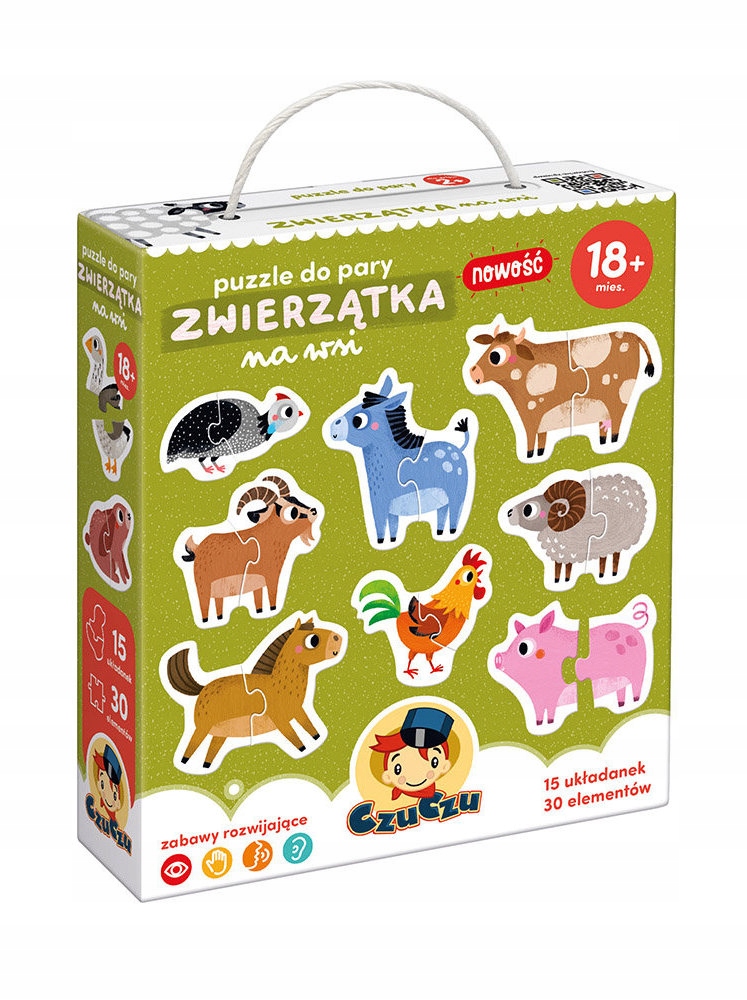 

Czuczu Puzzle Do Pary Zwierzątka Na Wsi 30El. 18M+