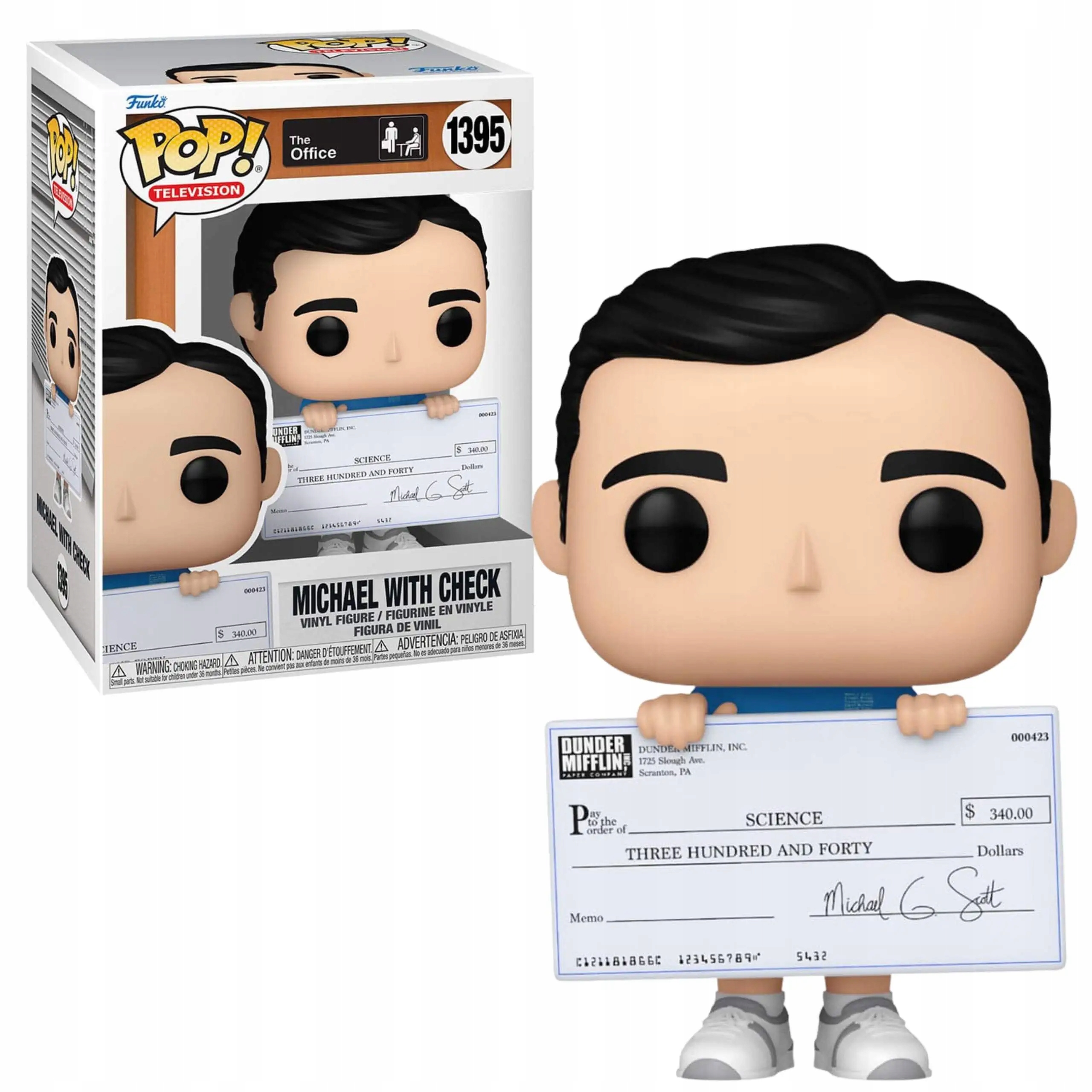 Funko Pop! the Office Michael Scott Check #1395
