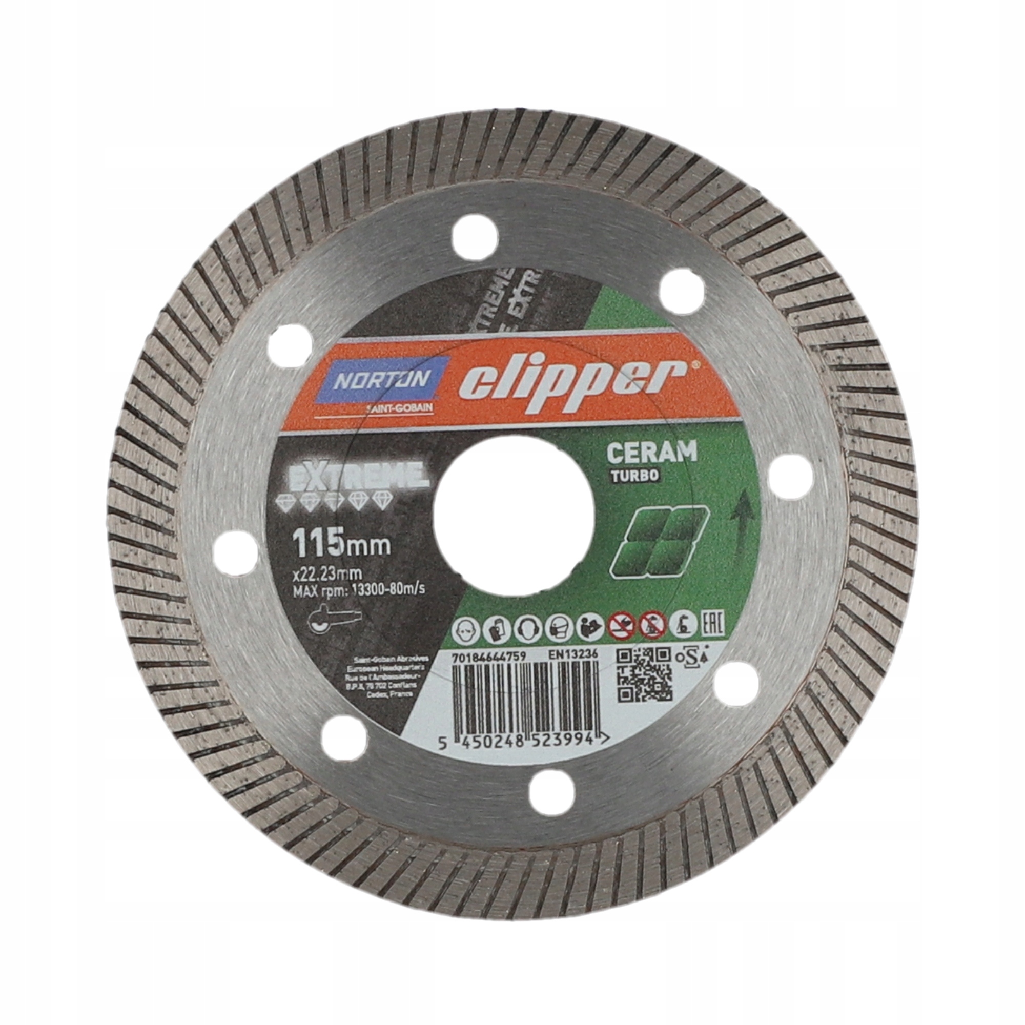 

Tarcza diamentowa Norton Ceram Turbo 115*22,23