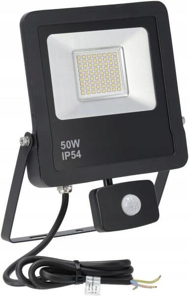 Led svietidlo, 50 W, 4000 K so snímačom KRFL50840SBK