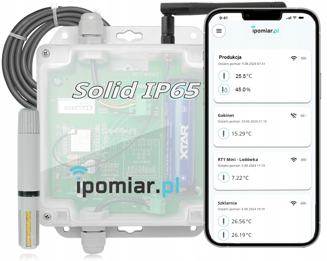 Termohigrometr iPomiar RTH1 SOLID