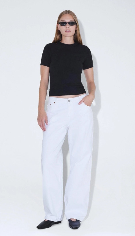 Bílé Džíny Typu Relaxed Dr. Denim 27/32