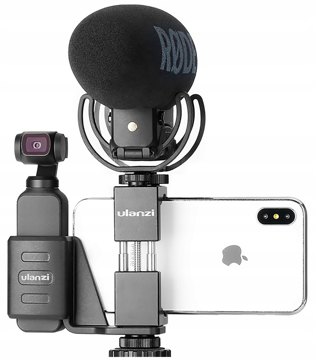 Uchwyt do Osmo Pocket mikrofon statyw telefon LED Kod producenta 1311