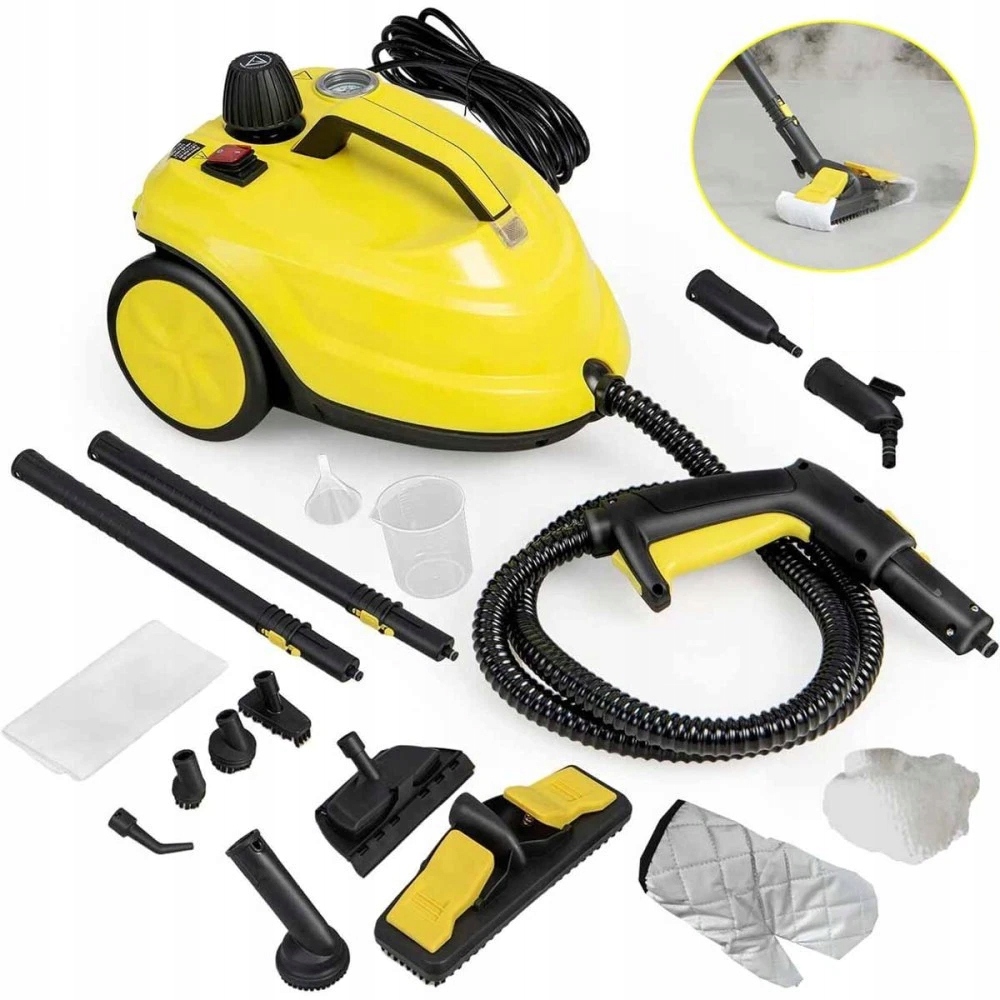 Mop Parowy Wielofunkcyjny Myjka parowa Czyścik 2000W