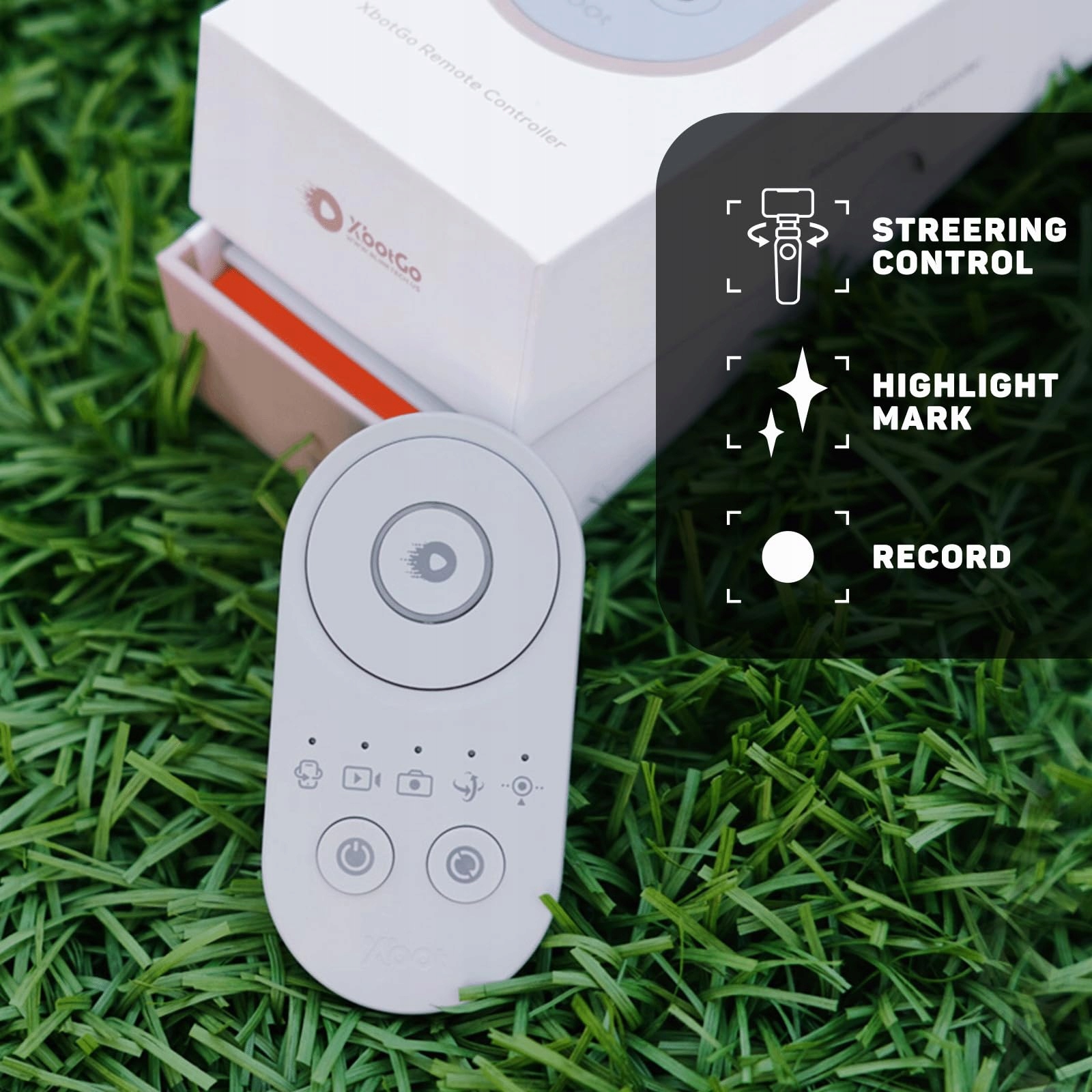 XBOTGO Pilot Zdalny Sportowy Gimbal Bluetooth Zasięg 15m Cztery Tryby — miniatura 2