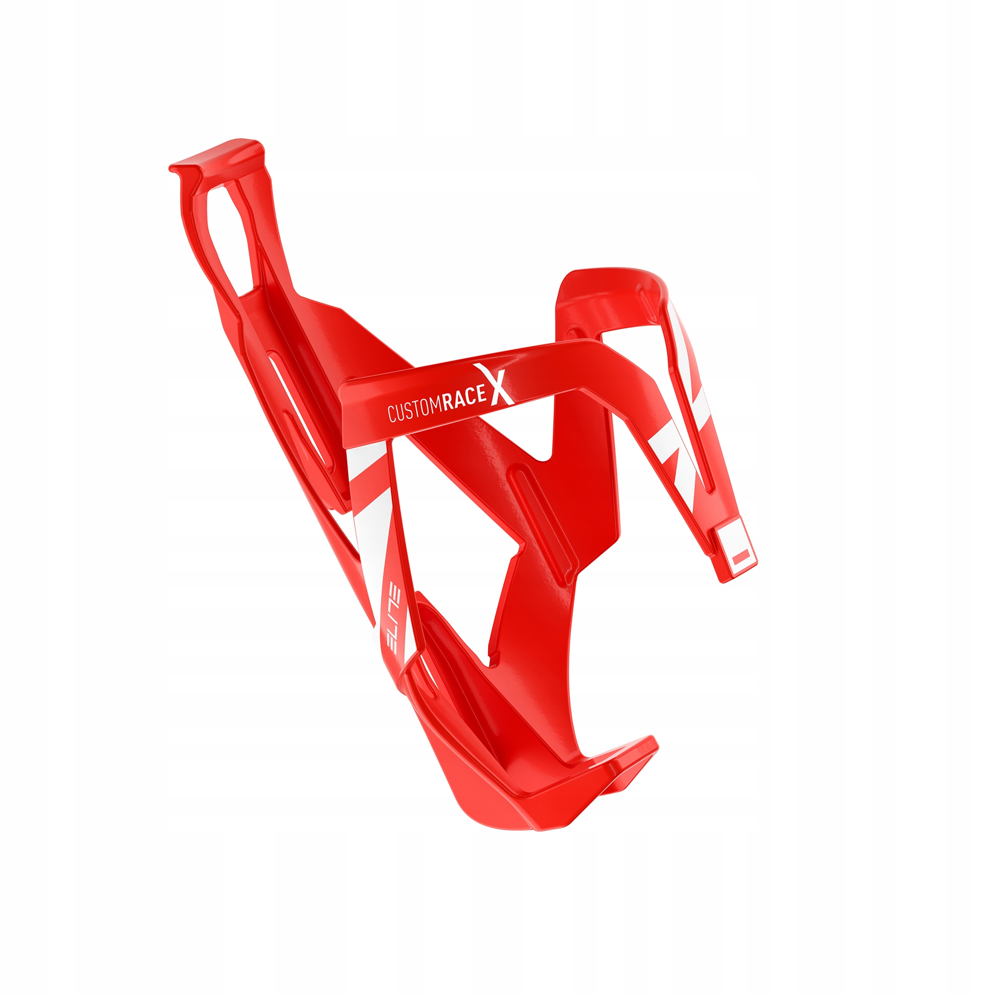 Koszyk na bidon Elite Custom RaceX red glossy white graphic