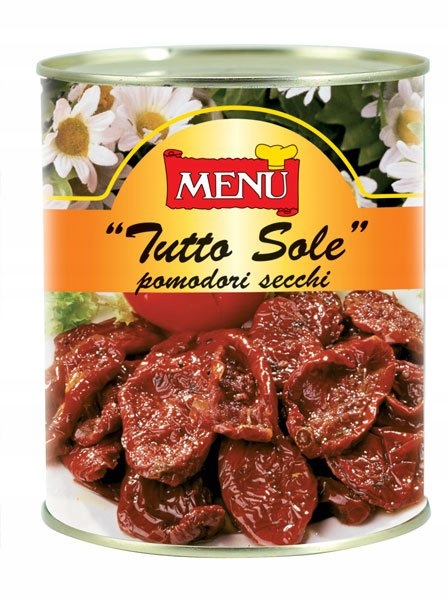 Levně Sušená Rajčata v olivovém oleji 800 g Menu bez lepku