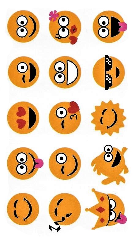 

Tatuaż zmywalny dla dzieci emotki motywacyjne