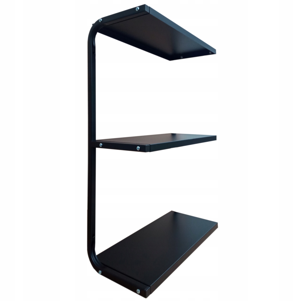 Nástenná kovová polica 53 cm dodatočná PG3MCD trojitá dielňa loft garáž