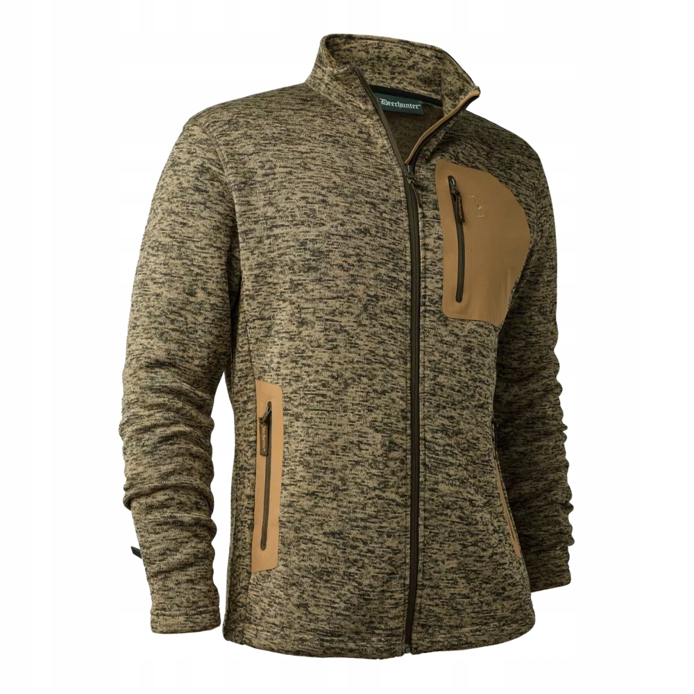 Mikina Deerhunter Sarek 5985 Tmavě ořechová melanž -M
