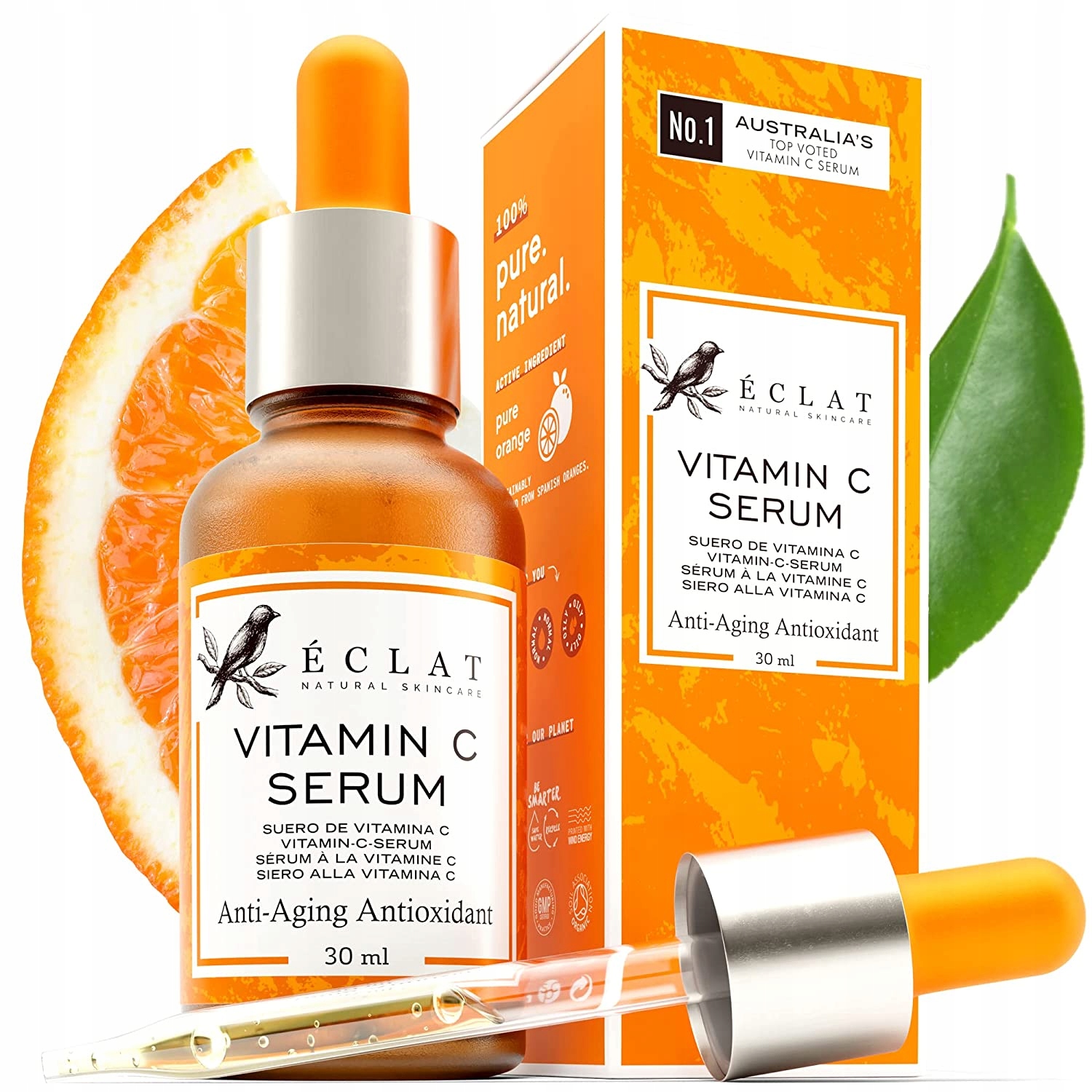 Ecalat vitamin c sérum na obličej 100% přírodní