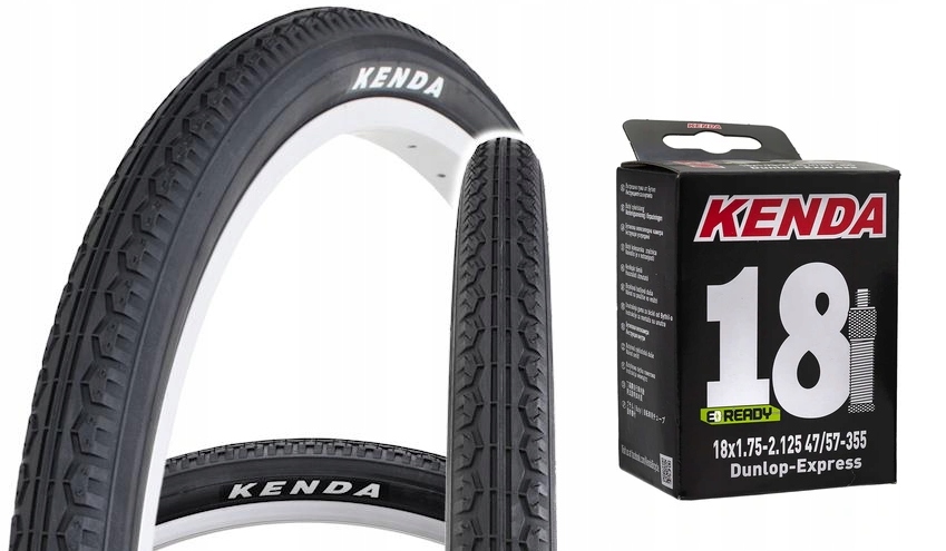 

Opona Rowerowa Kenda 18" X 1,75 K123 + Dętka