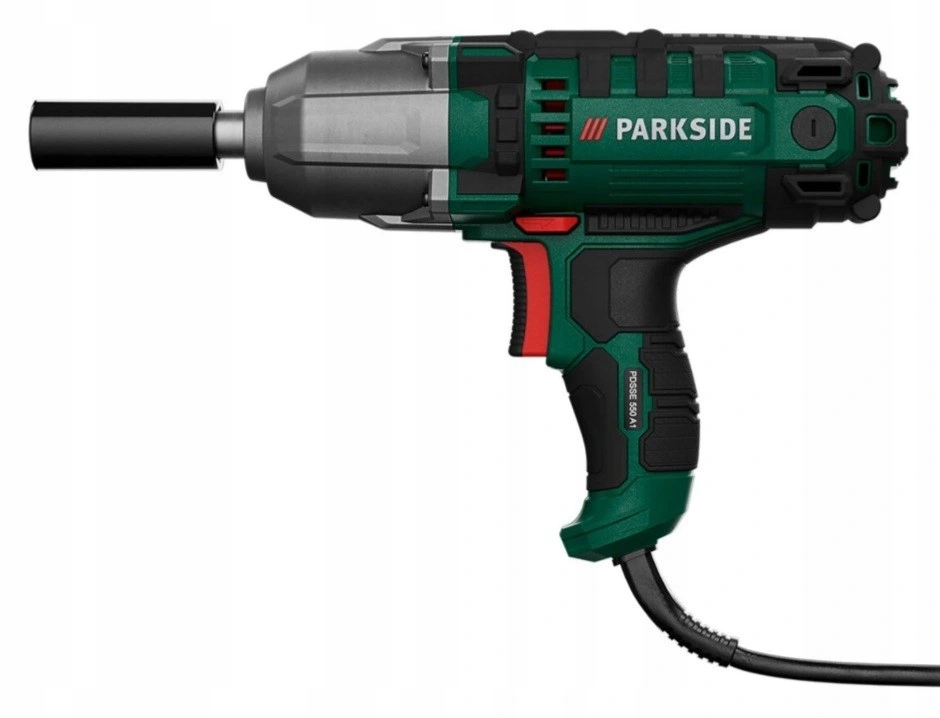 silný rázový uťahovák pre kolesá Parkside Pdsse 500 Nm Nástavce 17 19 21 22