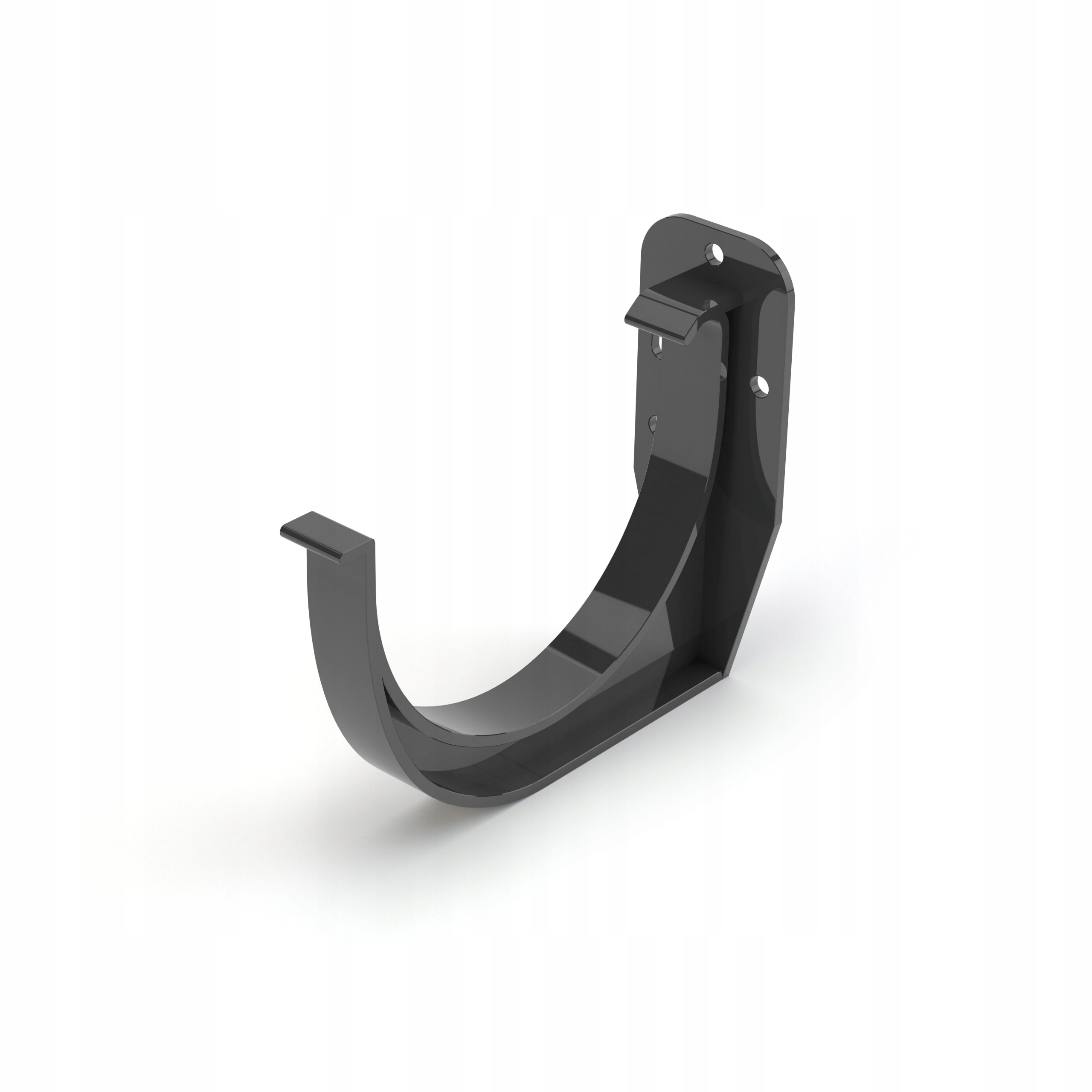 UCHWYT rynny rynnowy PVC GAMRAT 75 mm GRAFIT