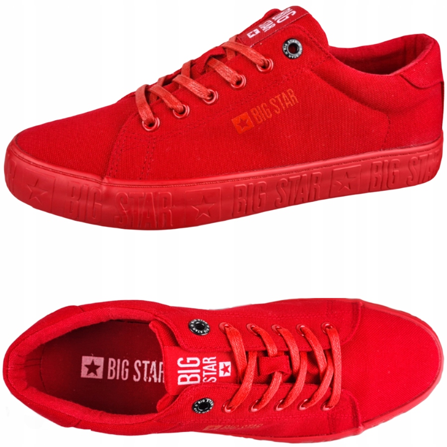 

Trampki Big Star męskie czerwone HH174065 42