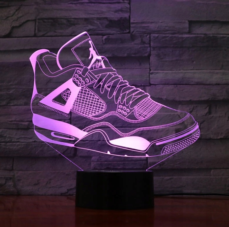 Lampka na biurko But Sneakers 16kol. LED PLEXIDO Długość/wysokość 20 cm