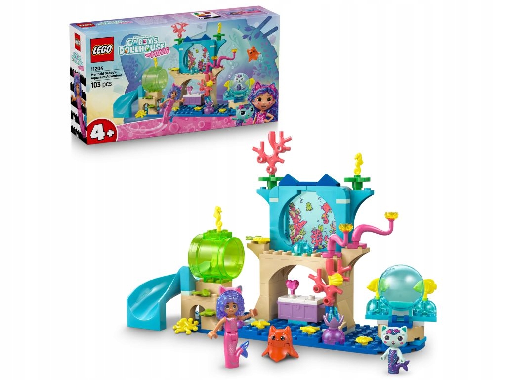 Lego Gabby's Dollhouse 11204 Podvodní dobrodružství mořské panny Gabi