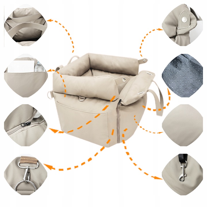 Přepravka Pelíšek Taška pro psa kočku Zvířata do auta