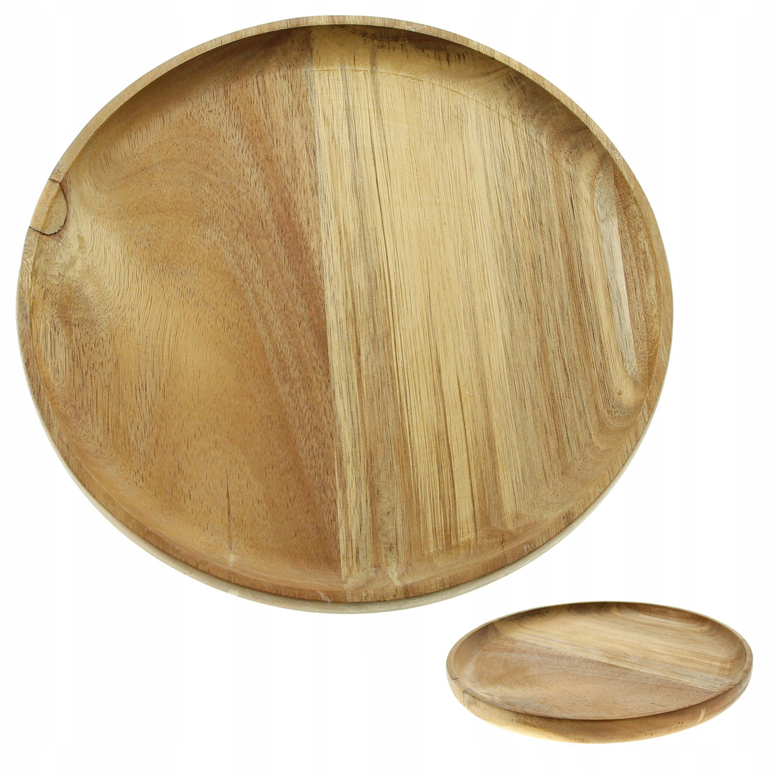 

Talerz Drewniany Z Akacji Taca Do Serwowania