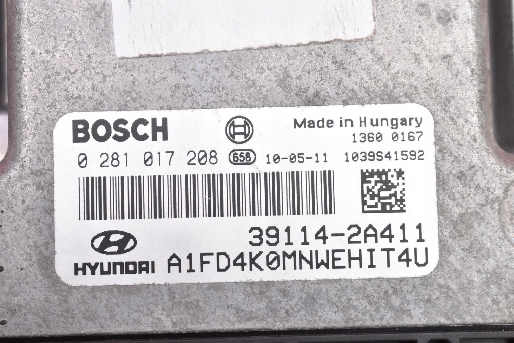 Centralina computer Motore 39114-2A411 HYUNDAI I30 1 e FD 1.6 CRDI 90 KM