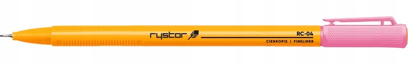 

Rystor Cienkopis szkolny biurowy RC-04 Różowy
