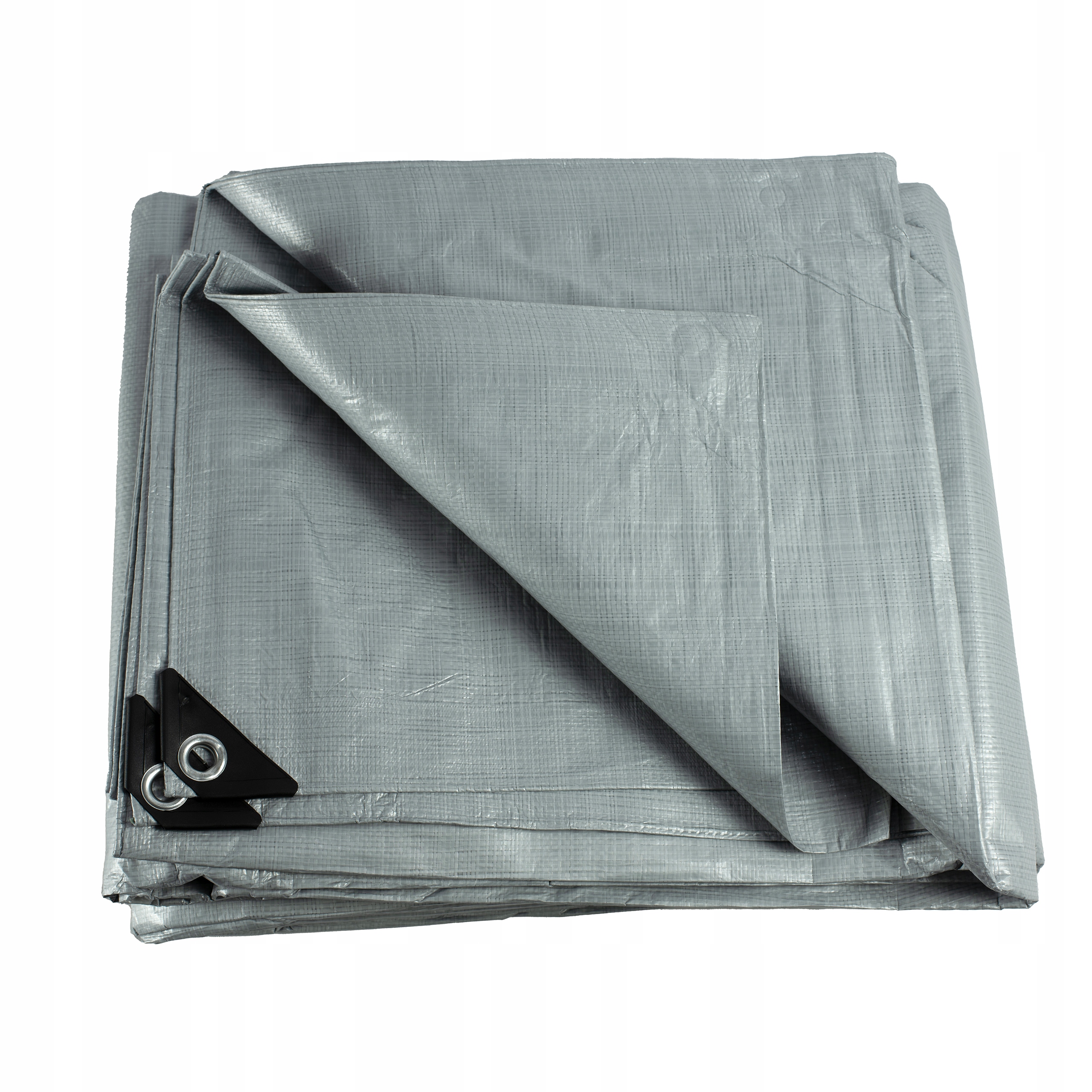 

Plandeka 4X4M Mocna Wzmocniona 120G Srebrna Uv+