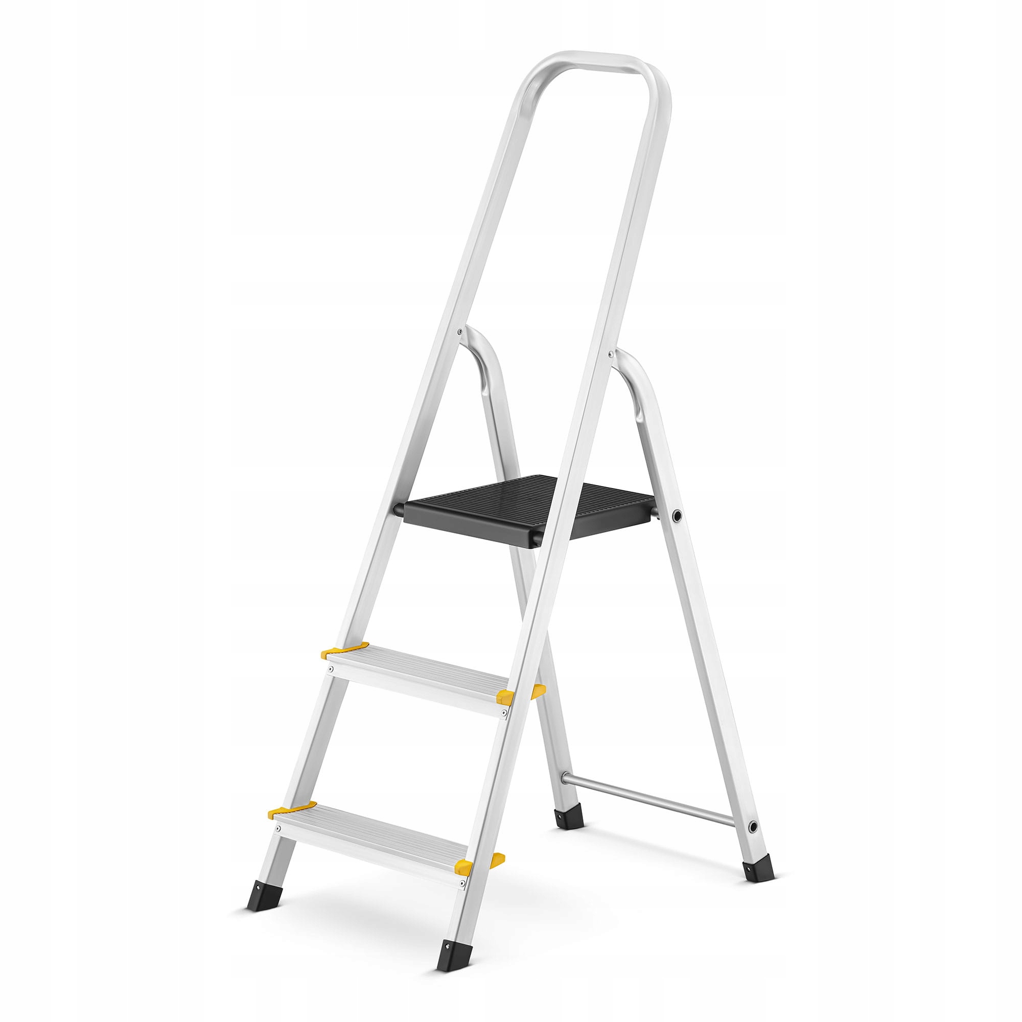 Drabina aluminiowa domowa jednostronna schodki do domu HIGHER 3 stopnie 125 kg — 20
