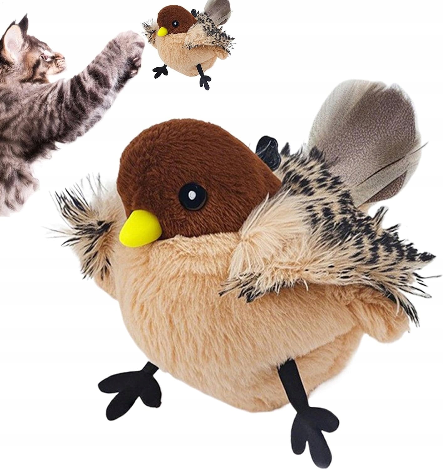 Létající hračka pro kočky se šantou kočičí , interaktivní hračka