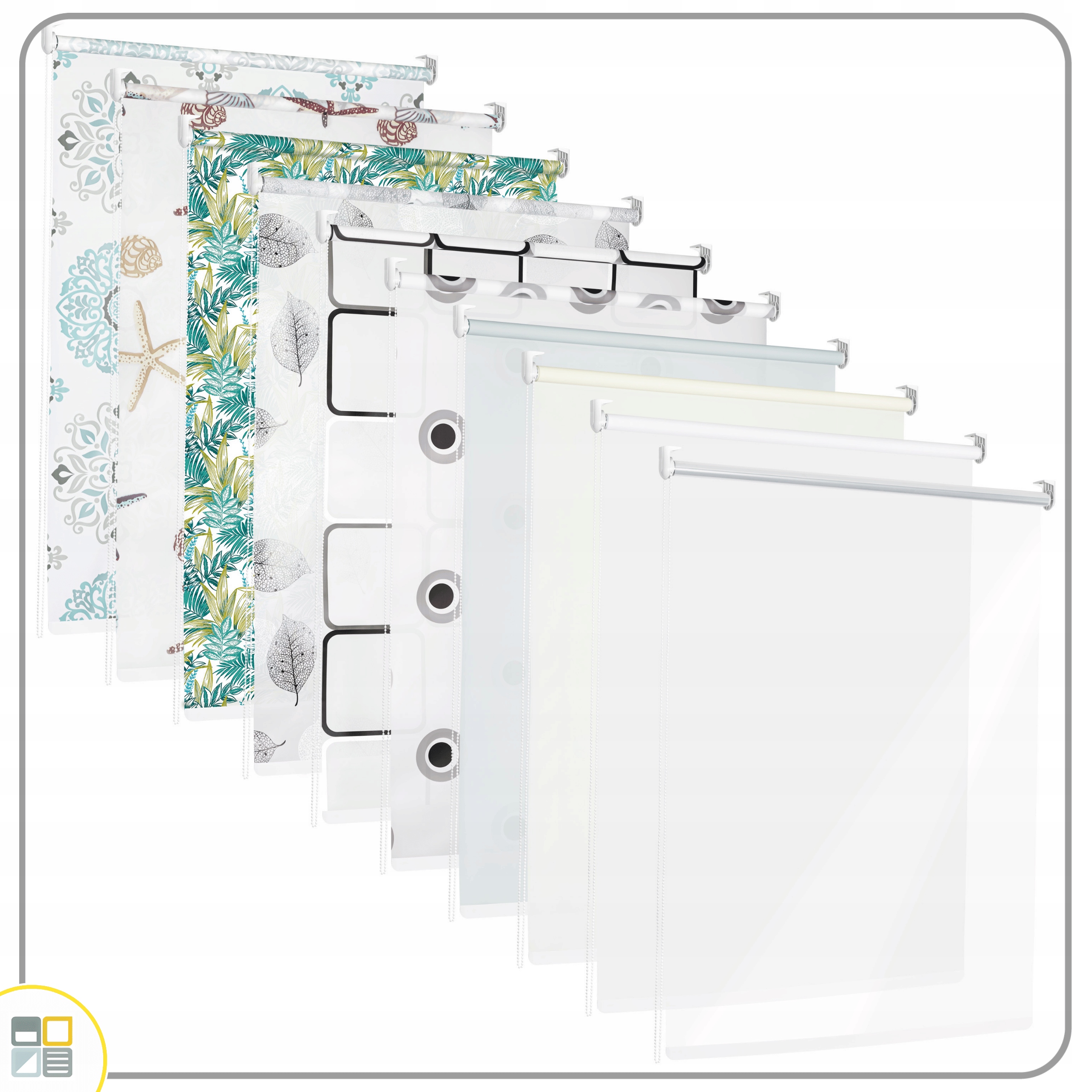 ROLETA ZASŁONA PRYSZNICOWA WANNOWA 80X240 9 WZORÓW ZWIJANA ROLOWANA Długość (cm) 240 cm