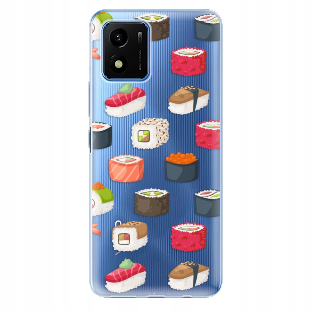 Silikonowe etui iSaprio Sushi Pattern do Vivo Y01