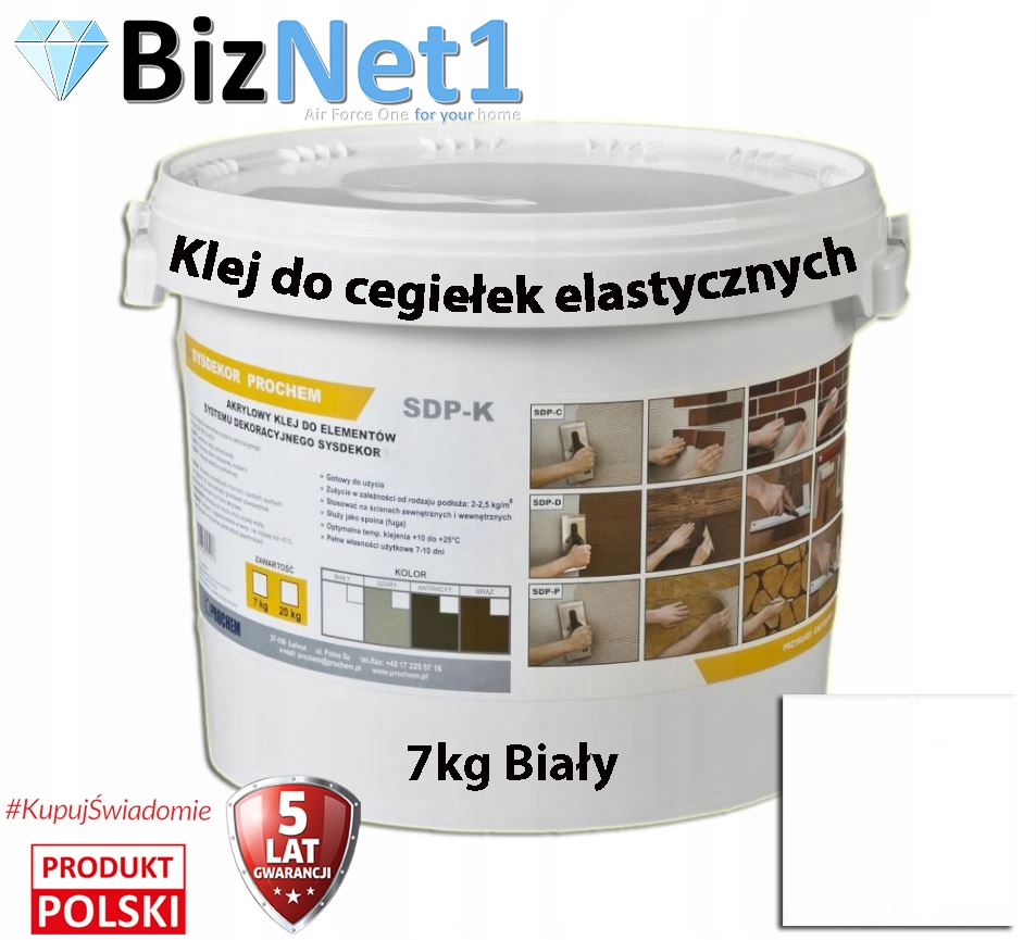

Klej do deski cegiełki elastycznej żywiczny ko 7kg