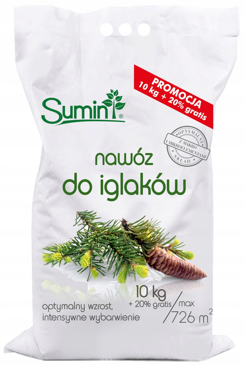 

Sumin Nawóz do iglaków wieloskładnikowy 12 kg
