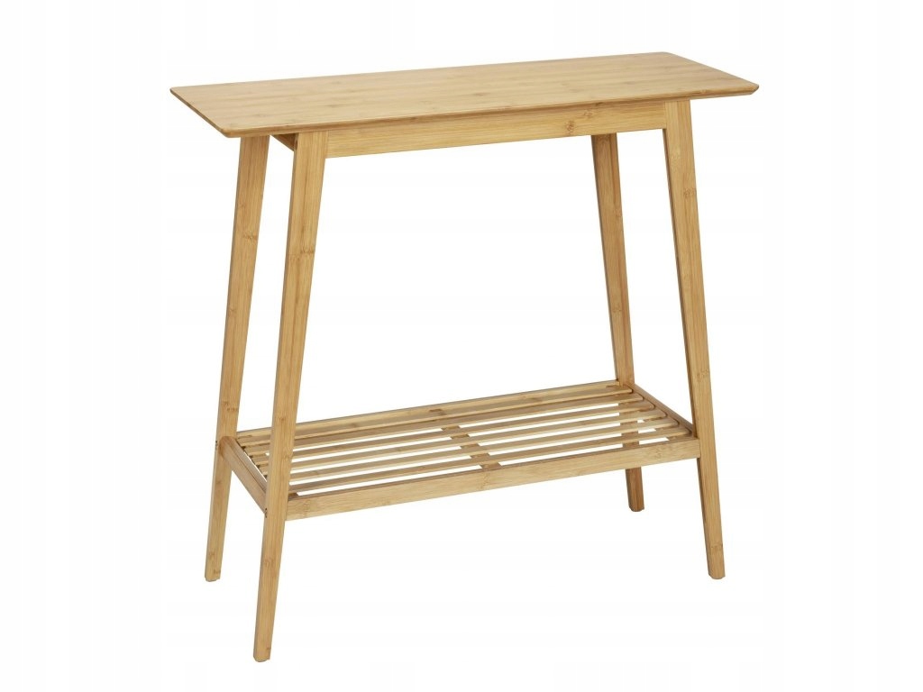 Bambusová konzole s poličkou, 80 x 76 x 30 cm, Kona, Wenko