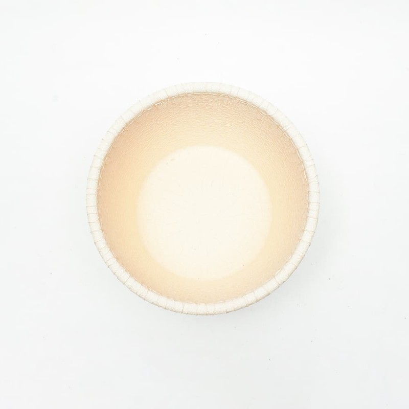 Osłonka Ceramiczna Lizard Prosta Kremowa Materiał ceramika