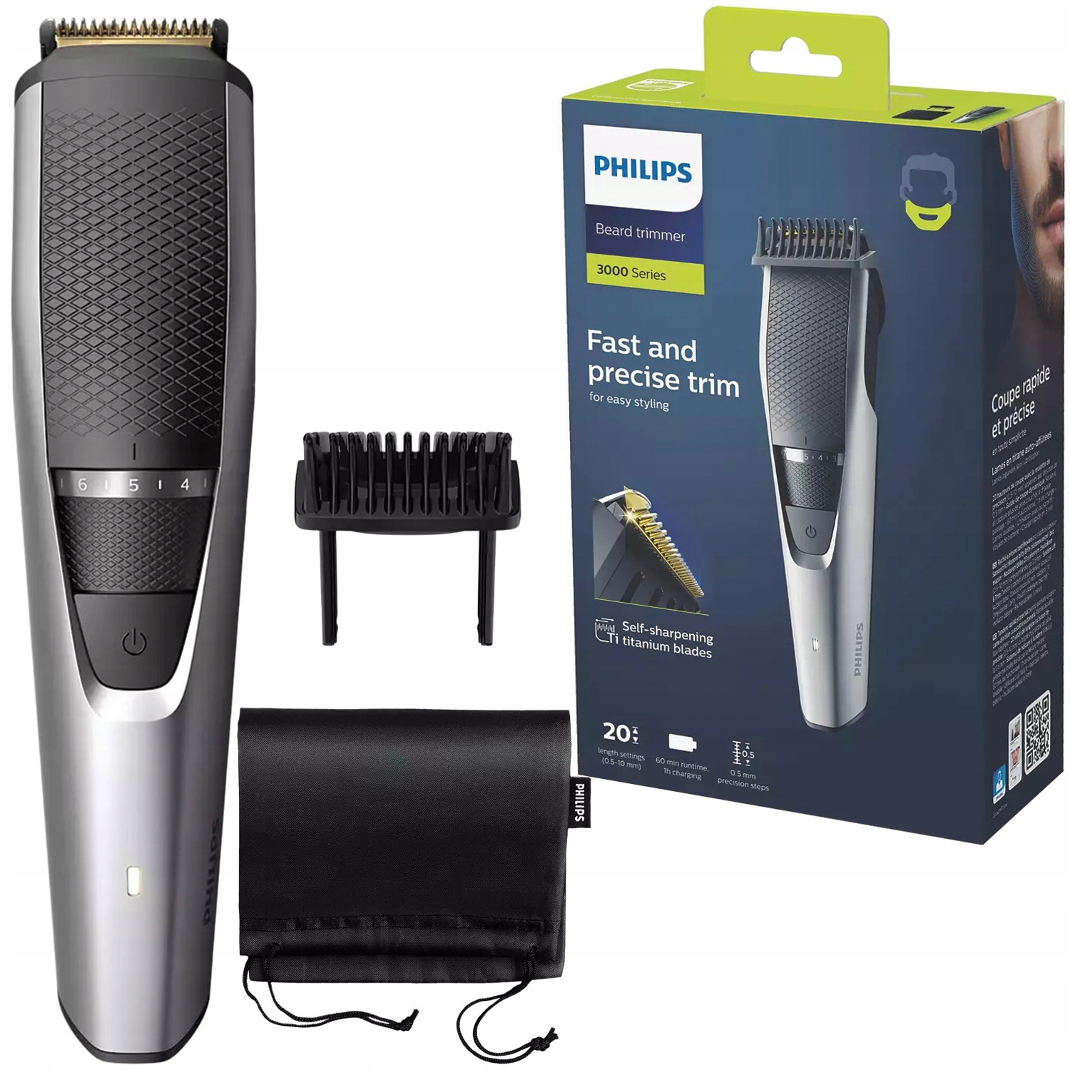 

Philips BT3222/14 Trymer Do Brody Serii 3000